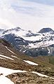 Le mont Perdu (à gauche) et le Cylindre (à droite) vus du côté nord.