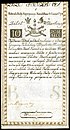 10 Zlotych, first issue of 1794