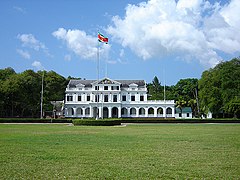 Palacio Presidencial de Surinam.