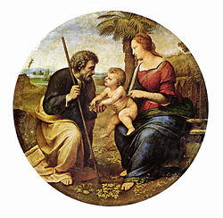 המשפחה הקדושה, מעשה ידי רפאל (1406)