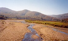 A tributary of the river in Aileu municipality in 2002