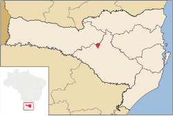 Location of Frei Rogério