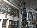 Il coro della chiesa con la grande tela di Paolo Farinati