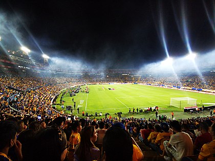 Estadio Universitario during the Apertura 2022 semi-final between Tigres and Monterrey Femenil