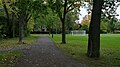 Le sentier principal du parc de la Cité-Jardin