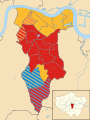 Southwark 2010 results map