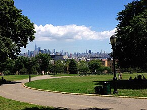 Sunset Park, the park after which the neighborhood is named