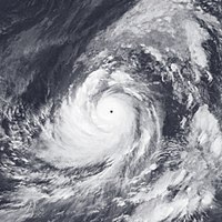 最盛期の台風第20号