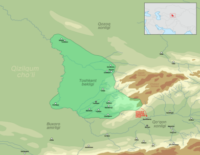 Taşkent Beyliği Haritası