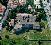 Vue aérienne de la Citadelle de Sansepolcro