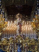 Virgen de la Esperanza de la semana santa de Málaga.