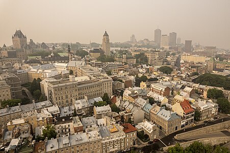 Le Vieux-Québec le 25 juin 2023.