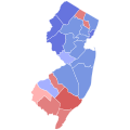 Image 47Results of the 1910 gubernatorial election in New Jersey. Wilson won the counties in blue. (from History of New Jersey)
