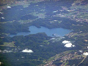 野尻湖空撮