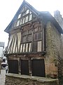 Timbered house in Street Dom Maurice