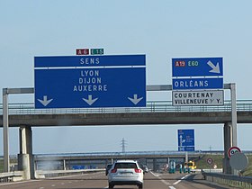 Échangeur de Courtenay A6-A19