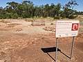 Weengallon Aboriginal rock wells (2021).