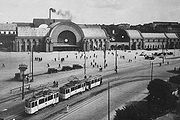 The station building in 1930s.