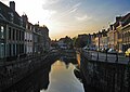 Le canal de la Colme à Bergues