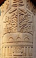 Bodhi tree temple depicted in Sanchi, Stupa 1, Southern gateway