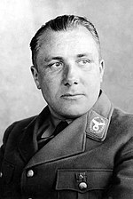 Head and shoulders of a uniformed Martin Bormann