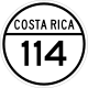 National Secondary Route 114 shield}}