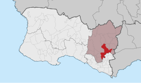 Localização no município de Cascais