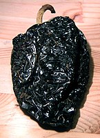 A dried poblano is called a "chile ancho"