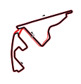 Tata letak sirkuit utara dan sirkuit selatan, ditunjukkan pada peta lintasan Sirkuit Grand Prix (Oktober 2009–Juni 2021).