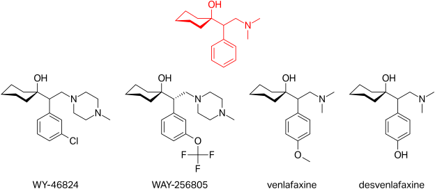 Cycloalkanol ethylamine scaffold