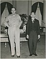 Image 87General Douglas MacArthur and Emperor of Japan, Hirohito, at their first meeting, September 1945 (from History of Japan)