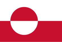 Description de l'image Flag of Greenland.svg.