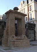 La fontaine des boucheries à Reims.