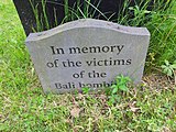 Grave containing remains of victims of the 2002 Bali bombings