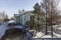 View of the station from a footbridge