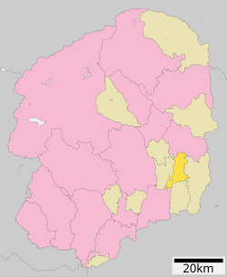 Location of Ichikai in Tochigi Prefecture