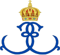 Monogramme de l'impératrice Eugénie, épouse de Napoléon III.