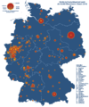 Cities of Germany by population (2014)