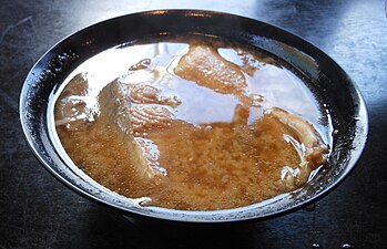 Koikoku (thick miso soup with carp), Japan