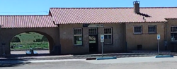 Lamy Station in New Mexico is one of the oldest train stations in New Mexico as it was built in 1881 but rebuilt in 1909