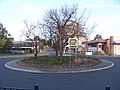 Leumeah Roundabout on Old Leumeah Road outside the railway station