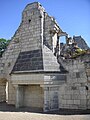 Les logis royaux au premier étage du château de Chinon (France)