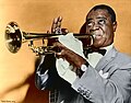 Louis Armstrong, considéré comme l'un des musiciens de jazz les plus influents[88].