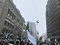 Protesters in Montreal, Canada (10 March).