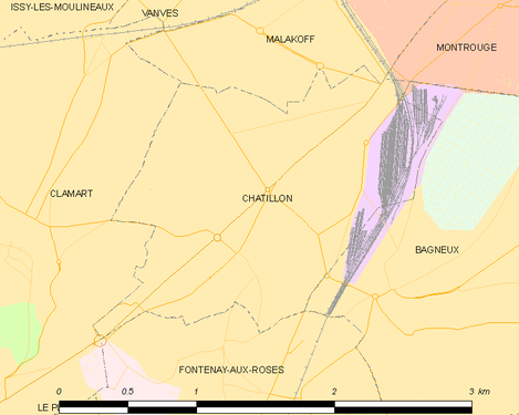 Carte de la commune.