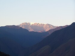 Mururata in Sud Yungas Province, as seen from Coroico