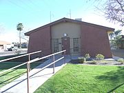 The building which once housed the historic Iglesia Betania Presbiteriana was constructed in 1950. It is located at 301 W Pima in Phoenix. This property is recognized as historic by the Hispanic American Historic Property Survey.