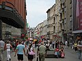 Polwiejska ulica jedna od mnogih pješačkih zona u centru grada