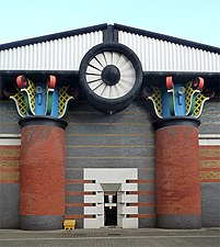 The Isle of Dogs Pumping Station, London, John Outram, 1988[39]