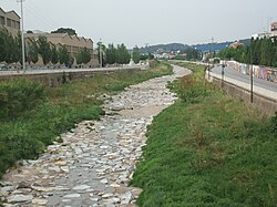 Riera de Rubí near the city.